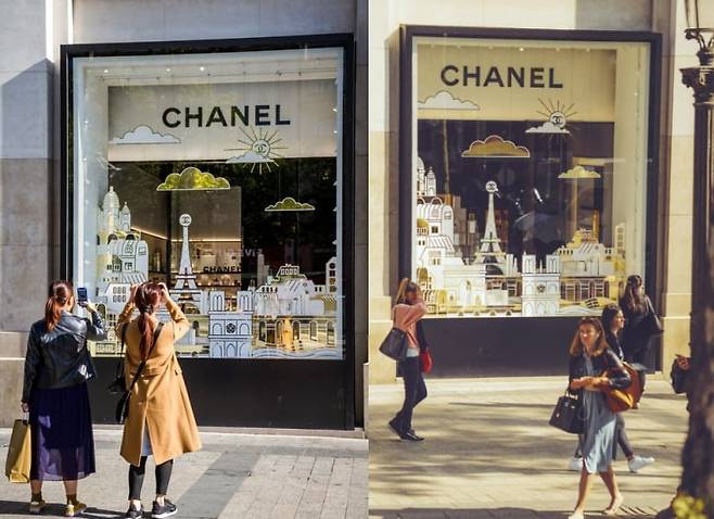 프랑스 파리의 과거 샤넬 매장. 사진=게티이미지뱅크