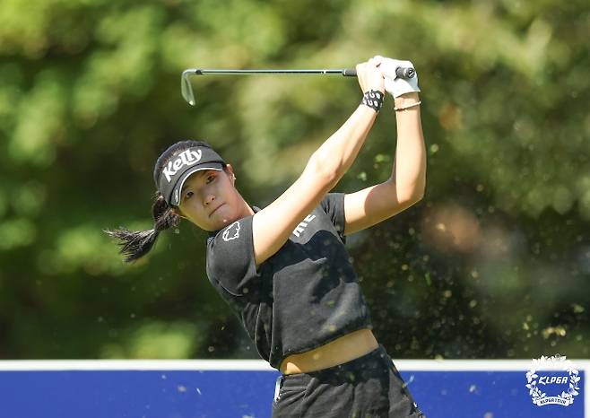 2023년 김민별 - 2023년 신인왕 김민별은 우승 한 번 못 했어도 꾸준한 활약으로 2승의 방신실, 1승의 황유민을 따돌렸다. KLPGA 제공