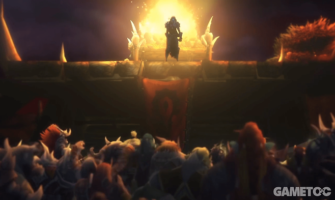 볼진의 유언에 따라 호드의 대족장이 된 실바나스 (사진=군단 시네마틱)