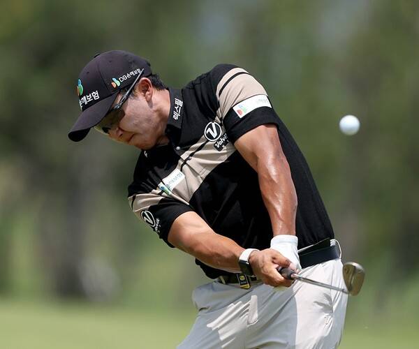 2026년 호주투어와 아시안투어가 공동 주관하는 제105회 뉴질랜드 오픈에 출전한 김홍택 프로. 사진제공=KPGA (사진을 무단으로 사용하지 마십시오.)