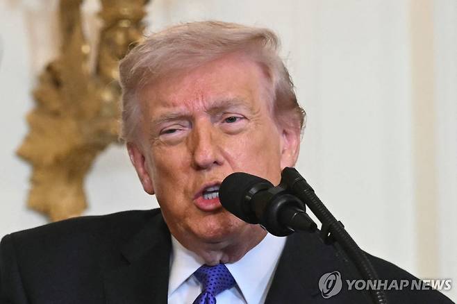 트럼프 미국 대통령 (워싱턴 AFP=연합뉴스 재판매 및 DB금지)