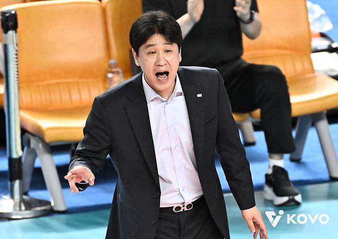 김종민 감독. 사진 | 한국배구연맹