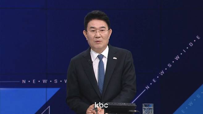 ▲ 3일 KBC <뉴스와이드>에 출연한 노관규 순천시장