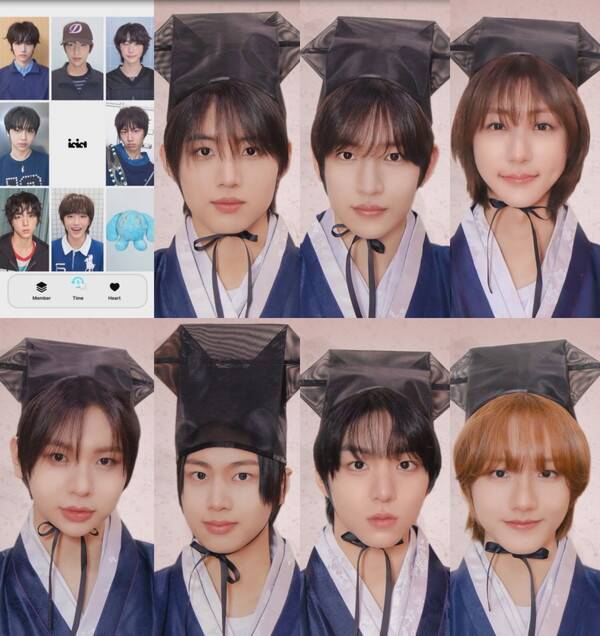 ▲ 아이딧 자체 콘텐츠 '날딧'에 등장하는 멤버들의 증명사진. 제공|스타쉽엔터테인먼트