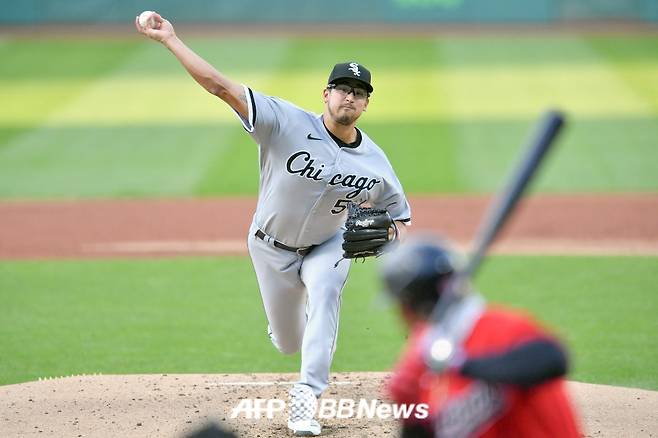 2020시즌 시카고 화이트삭스 시절 데인 더닝의 투구 모습. /AFPBBNews=뉴스1
