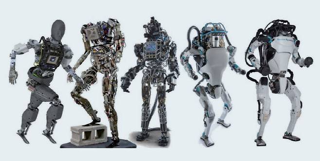 보스턴다이내믹스 '아틀라스' 모델 변천사(사진=보스턴다이내믹스)