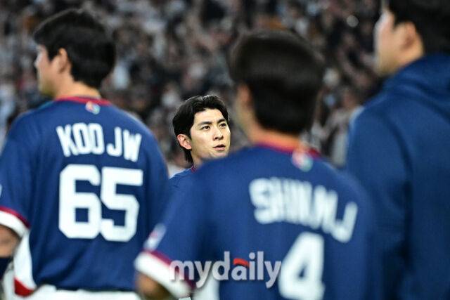 7일 일본 도쿄돔에서 열린 2026 월드 베이스볼 클래식(WBC) 조별리그 한국-일본 경기. 한국이 8-6으로 일본에 패했다. 아쉬운 표장을 짓는 마지막 타자 이정후./도쿄(일본)=한혁승 기자