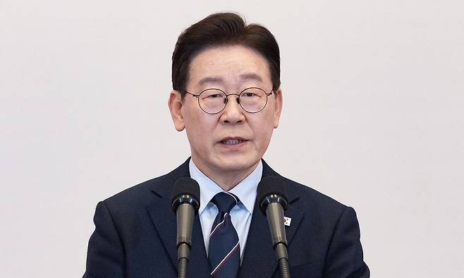 이재명 대통령. 청와대사진기자단