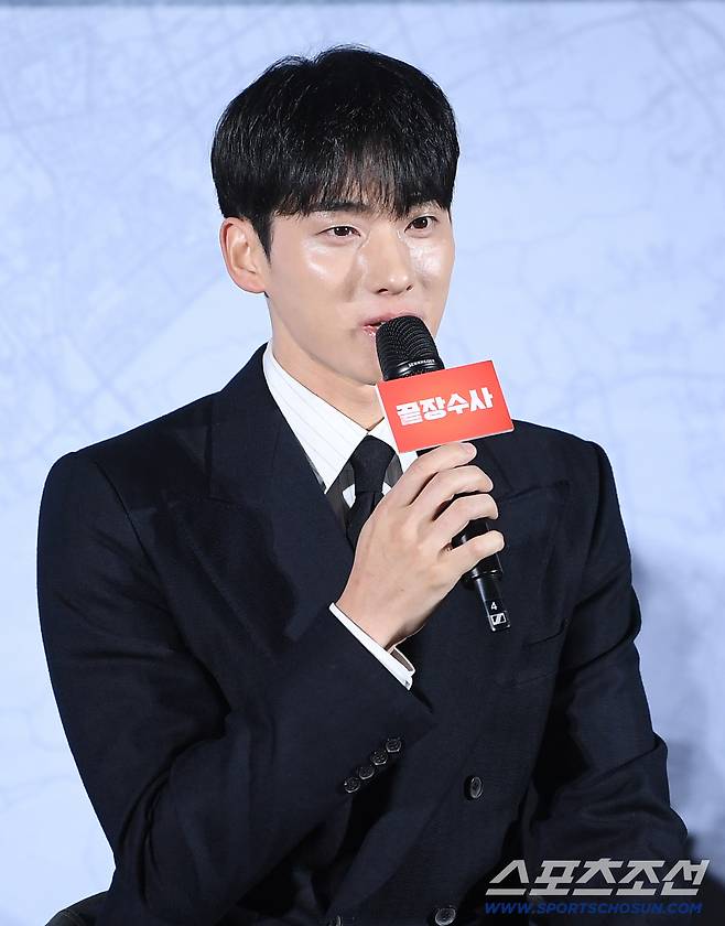 영화 '끝장수사' 제작보고회가 9일 오전 서울 용산구 CGV아이파크몰에서 열렸다. 배우 정가람이 소감을 말하고 있다. 정재근 기자 cjg@sportschosun.com/2026.3.9/