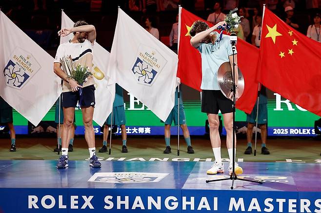 작년 상하이마스터스 결승에서 눈물의 감동 스토리를 썼던 사촌형제, 바체로(왼쪽)와 린더크네쉬(오른쪽) / 게티이미지코리아