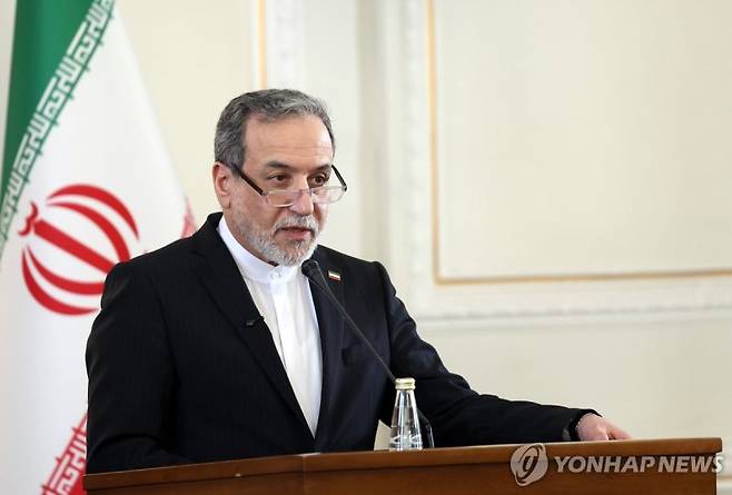 아바스 아라그치 이란 외무장관. 연합뉴스
