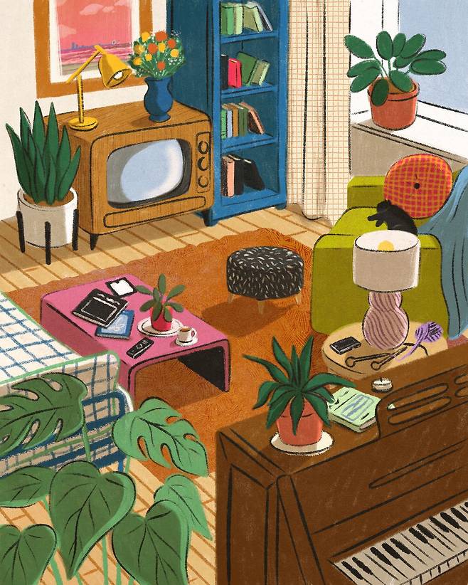 정물·공간 작품은 정물과 방 안의 사물이 품는 온기부터 시작된 포근하고 아늑한 공간으로 관람객을 초대한다. ©Haley Tippmann