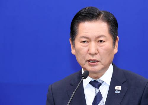 더불어민주당 정청래 대표가 9일 국회에서 열린 최고위원회의에 참석해 있다. 연합뉴스