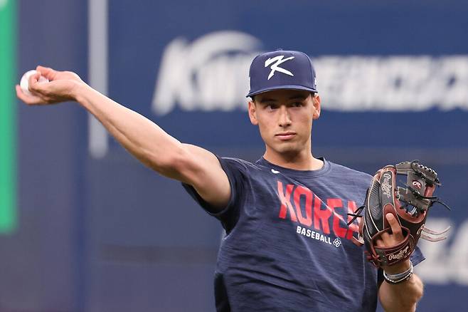 ▲ 체코를 상대로 연타석 홈런을 터뜨리며 펄펄 날았던 셰이 위트컴이 대만을 상대로는 득점권 찬스에서 병살타를 치고, 가장 중요한 순간에는 아쉬운 선택까지 했다. ⓒ연합뉴스