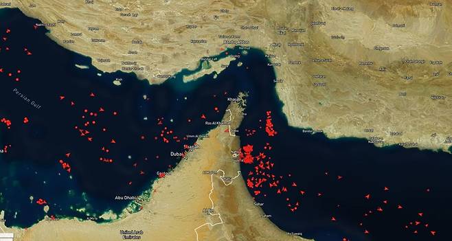 호르무즈해협 /사진=한경DB