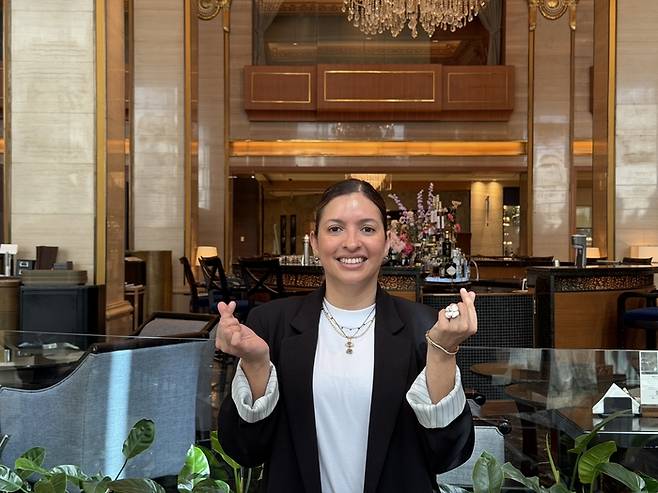 최근 방한한 마리아 과달루페 코르데로 우르타도 발리오니 호텔 & 리조트 디렉터/ 사진=권효정 여행+ 기자