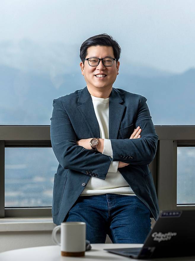 20년간 사회공헌 생태계의 조력자로 활동해온 김기룡 한국사회가치평가 대표. 이경호 기자