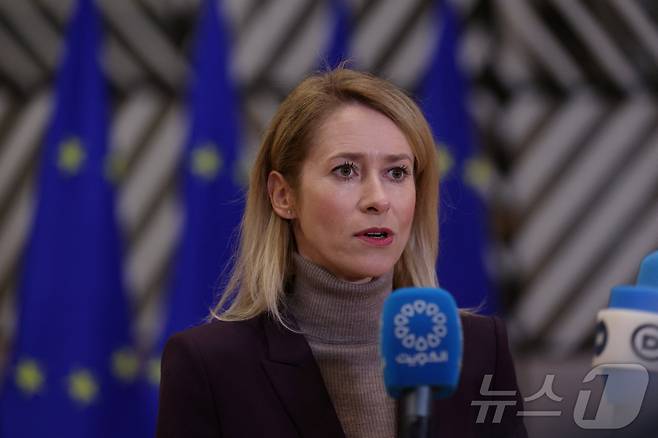 유럽연합(EU)의 카야 칼라스 외교안보 고위대표 ⓒ 로이터=뉴스1