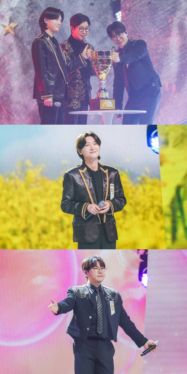 ‘금타는금요일’ 김용빈, 춘길 저지 (사진=금타는금요일)