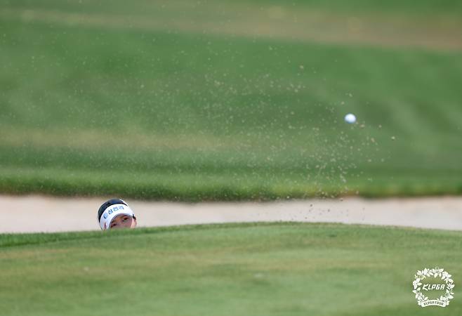 전예성 리쥬란 챔피언십 FR 3번홀 벙커샷