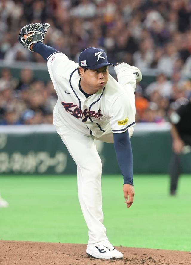 류현진이 국가대표 유니폼을 벗는다. 사진=연합뉴스