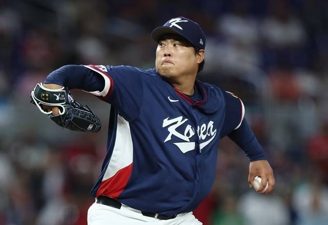 그동안 수 차례 국제대회에서 한국 야구의 자존심을 지켜줬던 류현진. 사진=연합뉴스