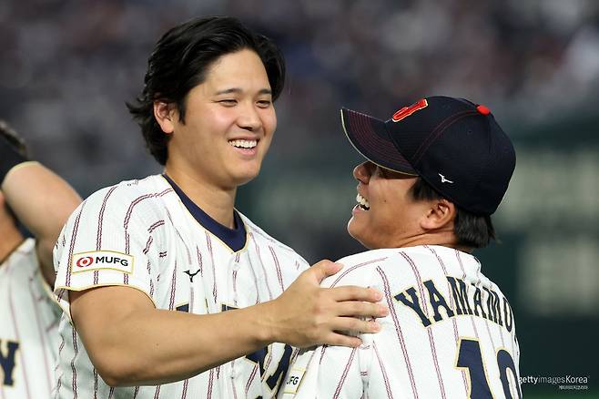 오타니 쇼헤이-야마모토 요시노부. 사진=게티이미지코리아