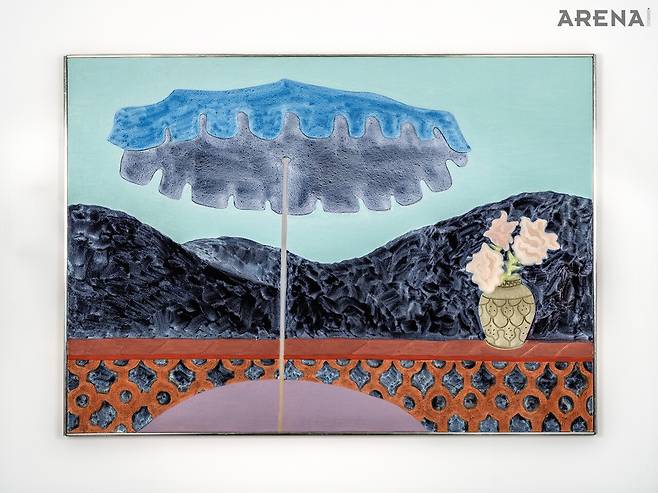 마치 에이버리, Terrace Umbrella, 1990 © 2026 March Avery / Artists Rights Society (ARS), New York, and Esther Schipper, Photo Hyun Jun Lee