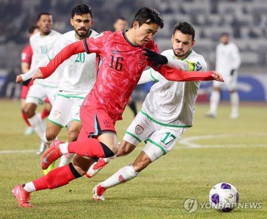 국가대표팀 복귀한 양현준 / 사진=연합뉴스