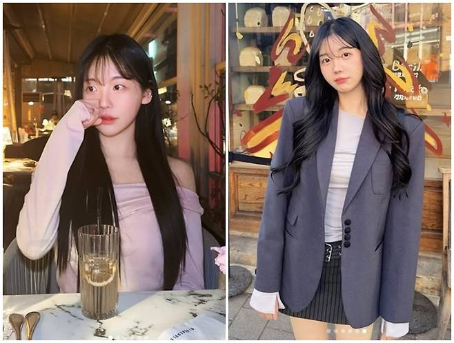 그룹 애프터스쿨 출신 레이나가 확 달라진 미모를 장착한 근황을 공개했다. / 사진 = 레이나 SNS