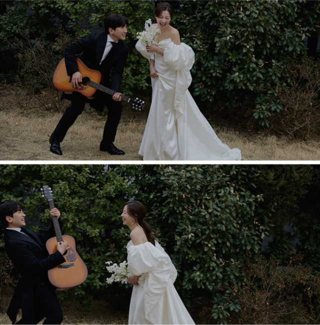 이민우가 예비 신부와 함께한 웨딩 화보를 공개했다. / 이민우 SNS