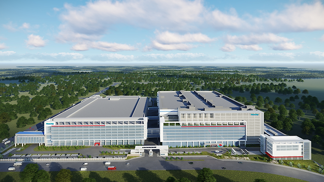 올해 1월 건설을 시작한 넥스칩 제4공장 상상도. (사진=넥스칩)