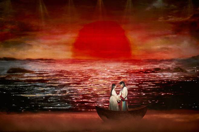 뮤지컬 ‘몽유도원’의 한 장면(사진=에이콤)