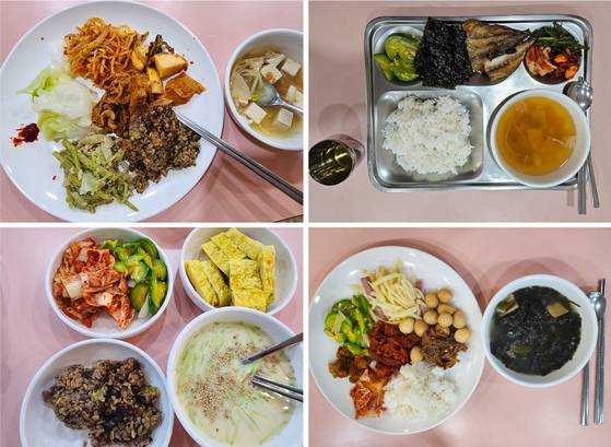 사내식당에서 무료로 제공되는 식사. 그는 1990년대부터 직원 대상으로 무료 식당을 운영 중이다. 김현동 기자