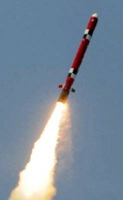 국내 독자 기술로 개발한 순항미사일(현무-3C)이 발사되는 모습. 사진 제공=국방부