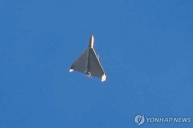러시아가 사용하는 이란의 샤헤드 드론. 연합뉴스