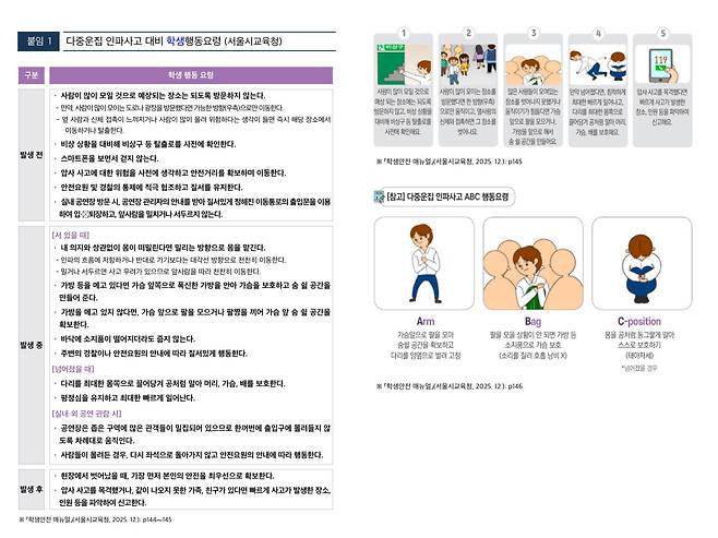 17일 서울시교육청이 배포한 가정통신문 일부./독자 제공