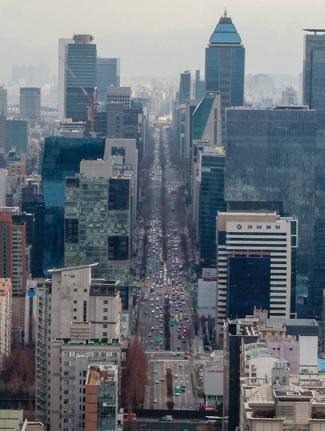 서울 강남구 테헤란로 일대. 연합뉴스