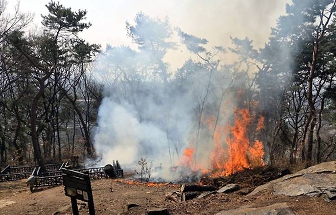 화재 현장. 경기소방 제공