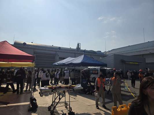 20일 화재가 발생한 대전 안전공업