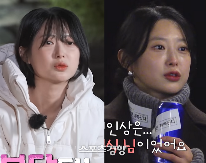 지난해 SBS Plus·ENA ‘나는 SOLO’ 출연 당시(왼쪽)와 최근 ‘나솔사계’ 속 25기 영자의 모습.