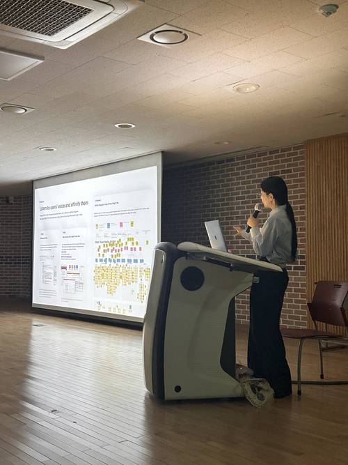 창의고가 전문가 진로 특강을 진행하고 있다. /창의고 제공