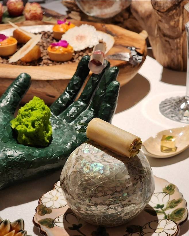 강민철레스토랑의 아뮤즈 부쉬. 강민철레스토랑