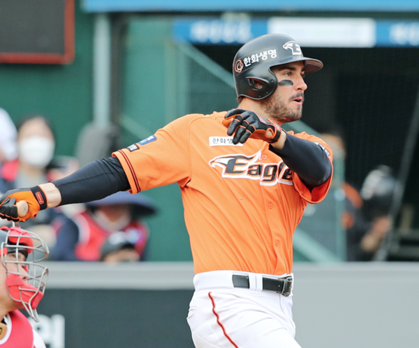 한화 뛰는 야구를 선도하는 터크먼(사진=한화)