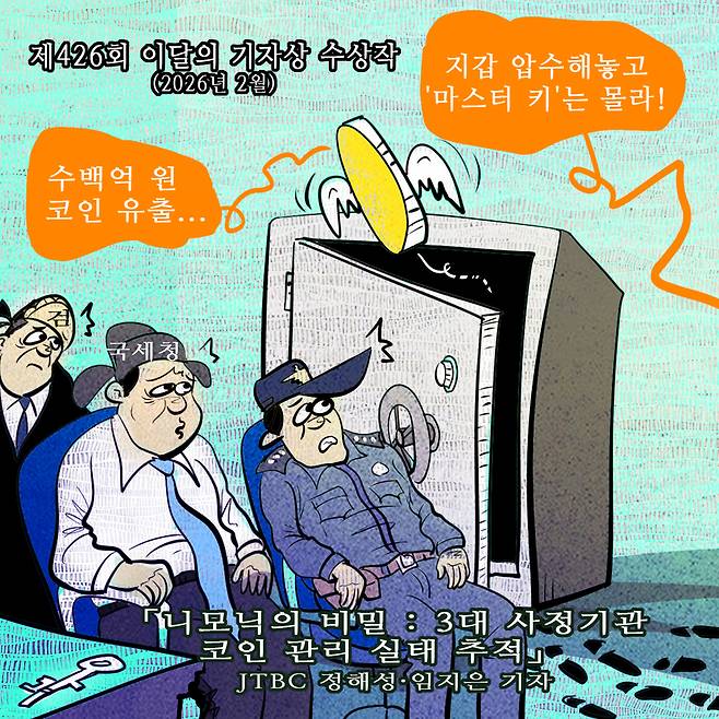 JTBC 정해성·임지은 기자 <니모닉의 비밀 : 3대 사정기관 코인 관리 실태 추적>