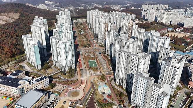 <화성시청 1~3차 전경>