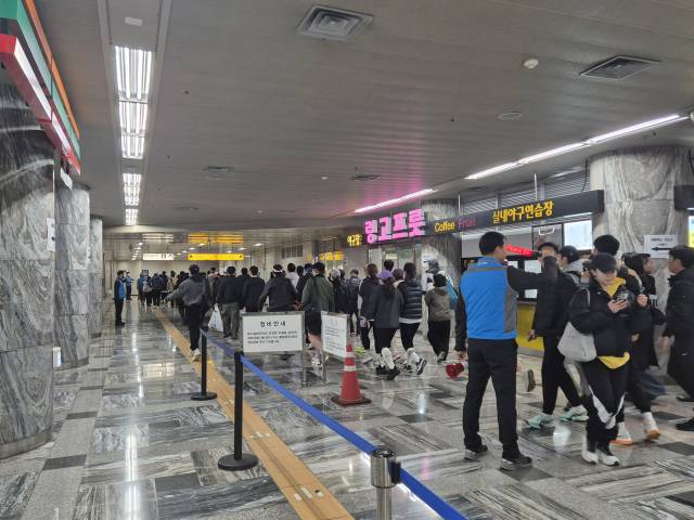 야구경기일 안전 인력 활동 모습. 대구교통공사 제공