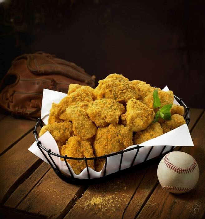 치킨 브랜드 bhc의 야구장 인기 메뉴 뿌링클 순살 이미지(사진=bhc).