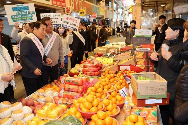 국내 한 전통시장 모습. 아시아경제 DB