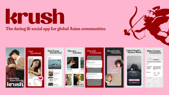 큐릴레이션에서 만든 크러시 앱 이용화면. 큐릴레이션 제공